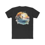 Paddle Out Men's Surfer Cotton Crew Tee (Back Design)