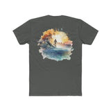 Paddle Out Men's Surfer Cotton Crew Tee (Back Design)