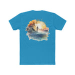 Paddle Out Men's Surfer Cotton Crew Tee (Back Design)