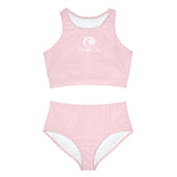 Pink Women's Sporty Bikini Set