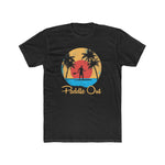 Paddle Out Men's Cotton Crew Sunset Paddle-boarder Tee