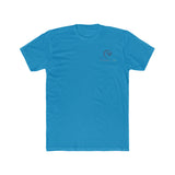 Paddle Out Men's Surfer Cotton Crew Tee (Back Design)