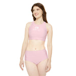 Pink Women's Sporty Bikini Set