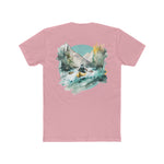 Paddle Out Men's Kayaker Cotton Crew Tee (Back Design)