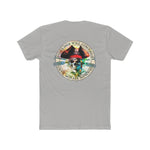 Paddle Out Men's Jolly Roger Cotton Crew Tee (Back Design)