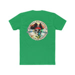 Paddle Out Men's Jolly Roger Cotton Crew Tee (Back Design)