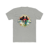 Paddle Out Men's Jolly Roger Cotton Crew Tee (Front Design)