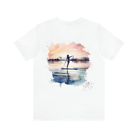 Paddleboard Yoga Unisex Jersey Short Sleeve Tee