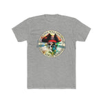 Paddle Out Men's Jolly Roger Cotton Crew Tee (Front Design)